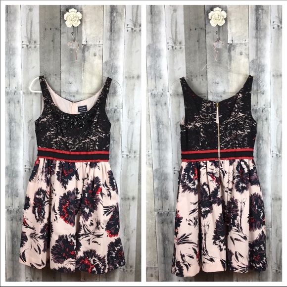 Anthro Peter Som Brushstrokes Blossom Dress 6 EUC - Picture 3 of 8